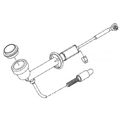 15740929  -  Cylinder Asm - Clutch Master (with hose)