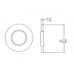 29536848  -  Washer - Prop Shaft Park Brake Yoke