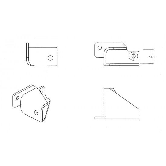 W0001894 - Bracket Asm-parking Brk W0001894 - Bracket Asm-parking Brk