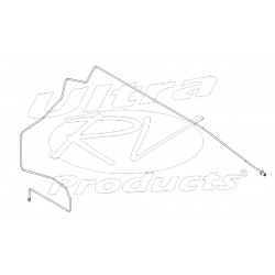 W0007506  -  Pipe Asm - Front Brake RH (From Right Front Caliper Brake Hose to ABS Module)