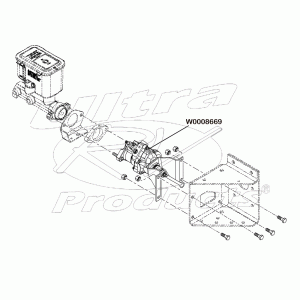 W0008669 - (Hydro-Boost) Power Brake Booster Asm. 17.8" Spring (W42 / P42 4 Wheel Disc)
