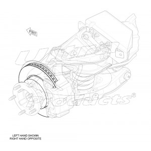 W8000529AF  -  Rotor - Aftermarket P32/P42 Front Brake (JF9 Brake Code)
