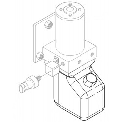 W8001078  -  Reservoir - Park Brake Pump (0.75 Qt)