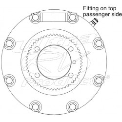 W8001662  -  J72 Hydraulic Propshaft Parking Brake Asm, Without Yoke (GM Transmission)