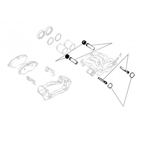 W8002918  -  Kit Slide 52mm (for 1 Caliper)