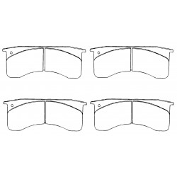 W8004897 - Disc Brake Pad Set, Quad Brake (No Wear Sensors)