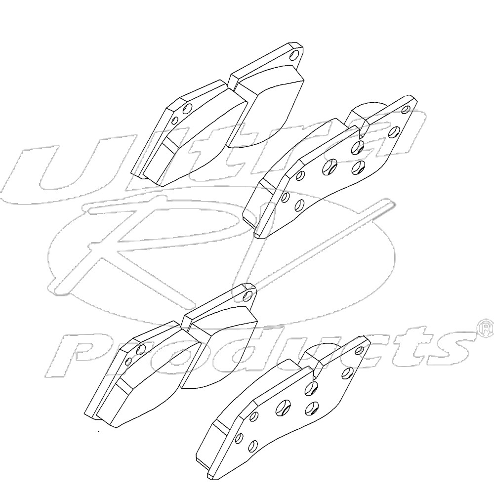 W8005925  -  Brake Pad Kit (JM3 Brake Code)