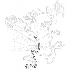 W8006743  -  ABS Hose Asm  -  Rear Brake Combination Valve, Master Cyl to ABS Module (JF9 - 4 Wheel Disc)