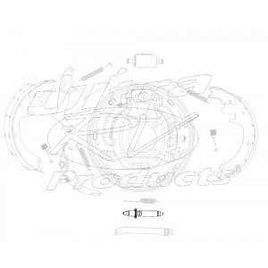 W8810100  -  Adjuster - Rear Brake Shoe (LH) (JB8)