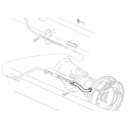 W8810301  -  Cable Asm - Rear Park Brake (14.9")