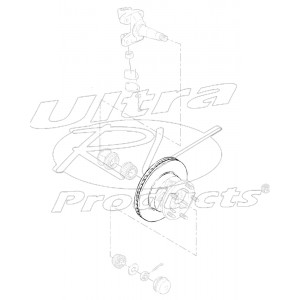 W8810506  -  Rotor - P42 Front Brake (JF9 - 4 Wheel Disc)