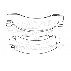 W8810800  -  Pad Kit - Brake P30/P42  (JB8 - Front Disc/Rear Drum)