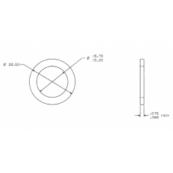 15999290  -  Washer-ft  22.5x15.45x 