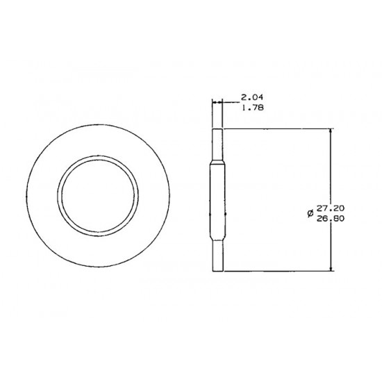 29536848  -  Washer - Prop Shaft Park Brake Yoke