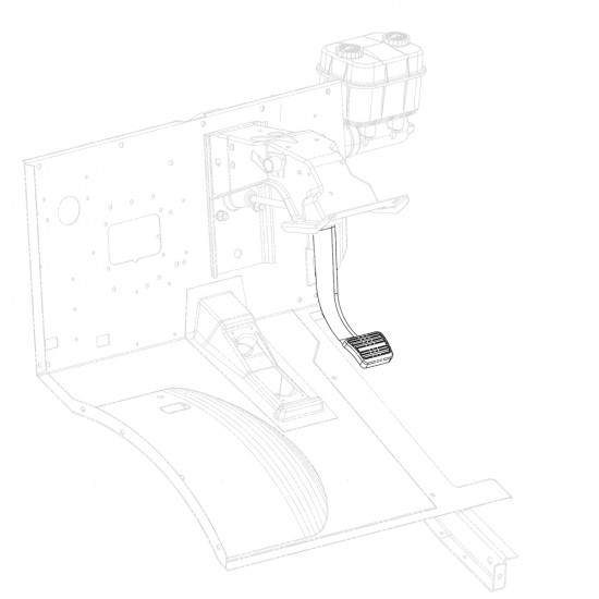 W0002210 - Brake Pedal Asm W0002210 - Brake Pedal Asm
