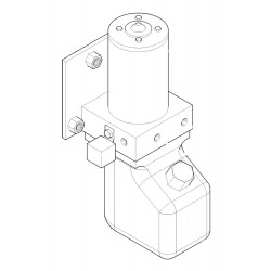 W0005234  -  Pump Asm - Park Brake (with Bracket)