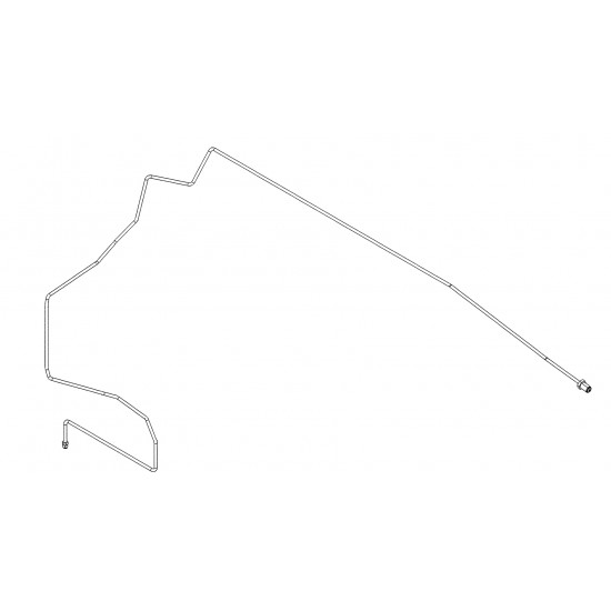 W0007506 - Pipe Asm - Front Brake RH (From Right Front Caliper Brake Hose to ABS Module) W0007506 - Pipe Asm - Front Brake RH (From Right Front Caliper Brake Hose to ABS Module)