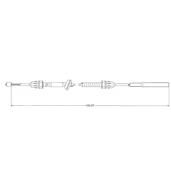 W0009490  -  Park Brake Asm - Cable Front