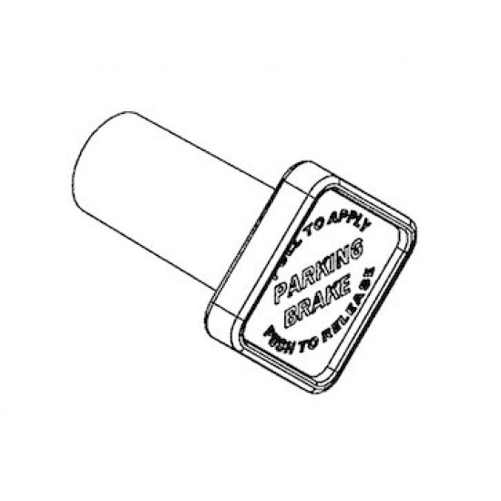 W0009744  -  Knob - Park Brake Switch  - Pull To Apply- Push T
