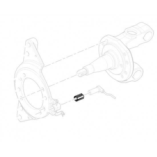 W8000126  -  Clip - Front Wheel Speed Sensor  