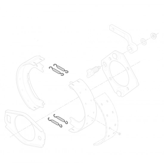 W8000137 - Spring - Park Brake Shoe W8000137 - Spring - Park Brake Shoe