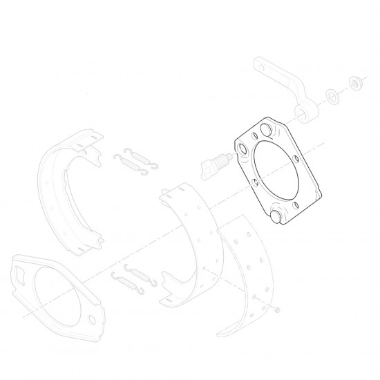 W8000229 - Backing Plate Asm W8000229 - Backing Plate Asm