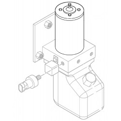 W8001076  -  Park Brake Pump Motor (12 Volt Dc) 