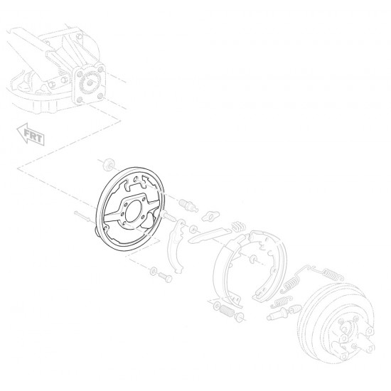 15614967 - Plate Asm - Propshaft Park Brake 15614967 - Plate Asm - Propshaft Park Brake