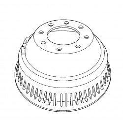 W8831734  -  Drum - Rear Brake (P42 - JB8 - DRW)