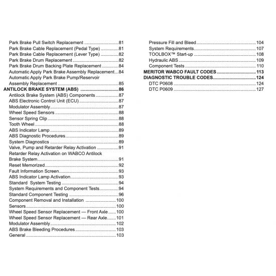 2010-2011 Workhorse W-Series Brakes Service Manual Download 2010-2011 Workhorse W-Series Brakes Service Manual Download