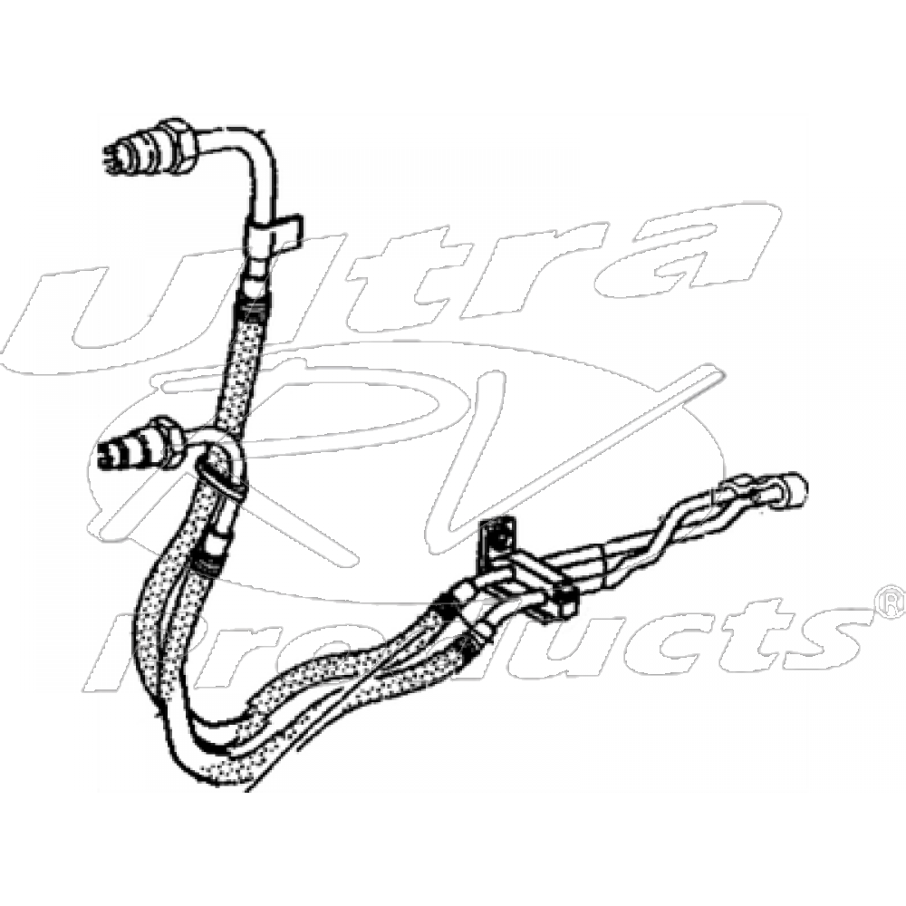 15007061 - Hose Asm - Engine Oil Cooler (Inlet & Outlet  