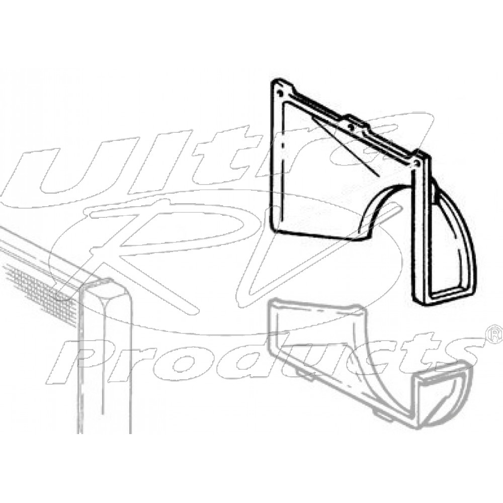 15050595  -  Shroud - Radiator Fan Upper 
