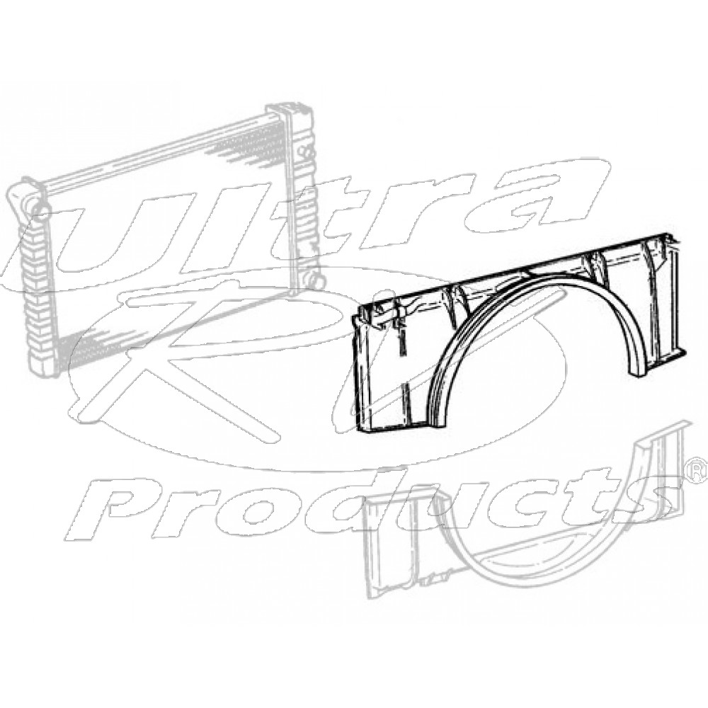 15705557 Shroud Radiator Fan Upper 6 5l Diesel