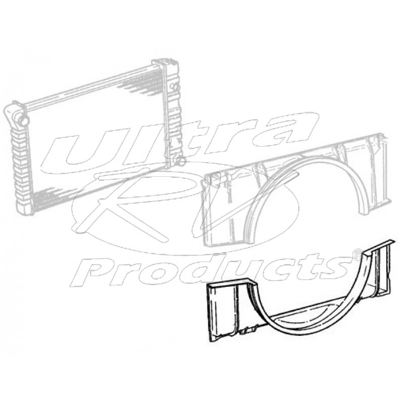15705558 Shroud Radiator Fan Lower Workhorse Parts