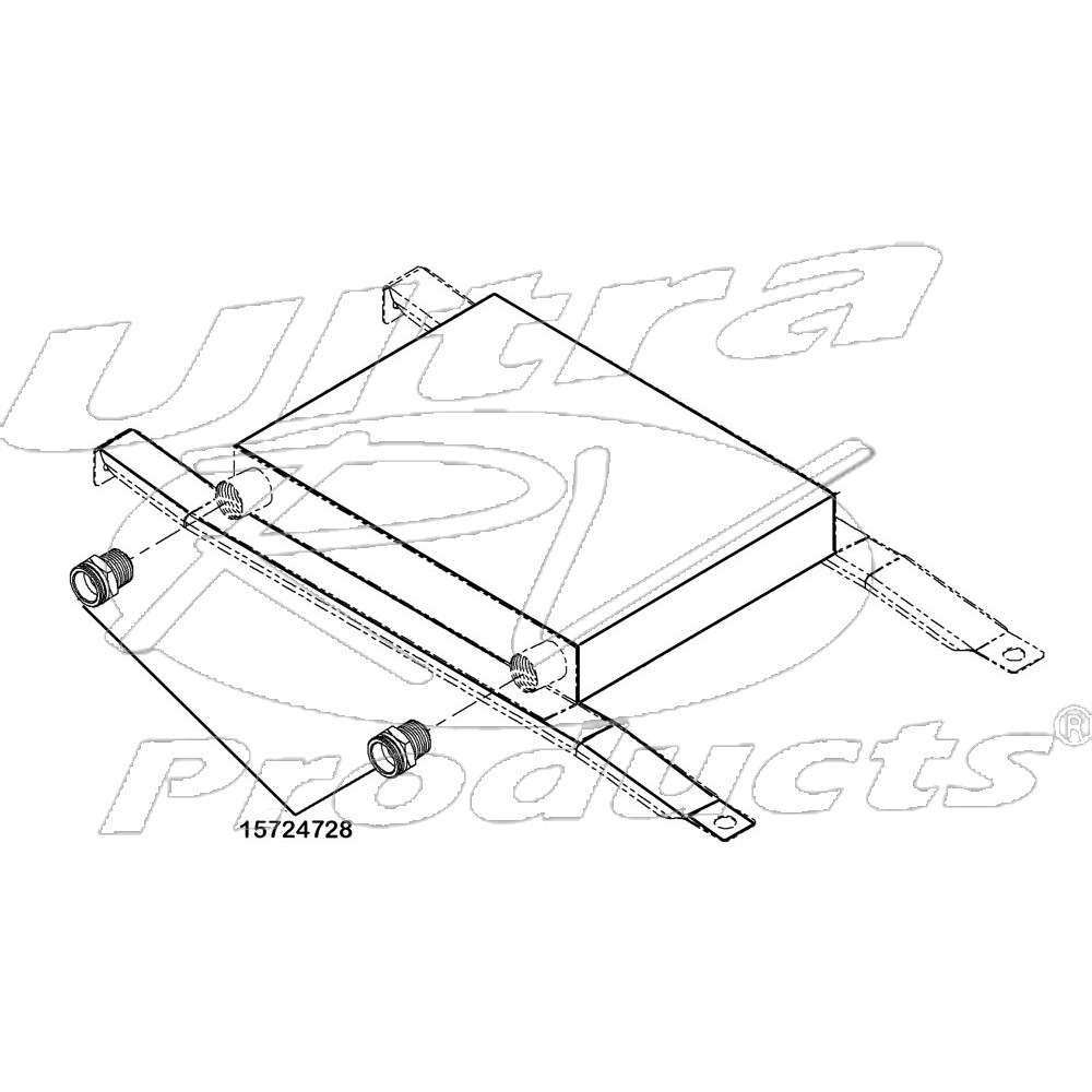 15724728 - Transmission Oil Cooler Pipe Connector Assembly