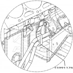 15991176  -  Clip- Transmission Oil Cooler Pipe 