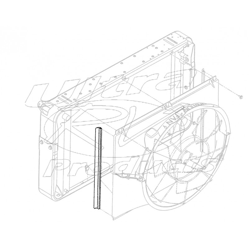 W0006215 - Seal- Radiator Shroud Side - Workhorse Parts