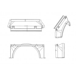 W0011866  -  Shroud - Radiator Fan Upper