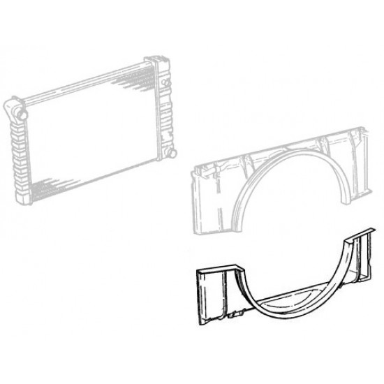 14044058  -  Shroud - Radiator Fan Lower
