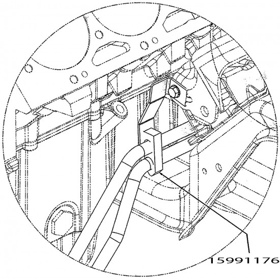 15991176  -  Clip- Transmission Oil Cooler Pipe  15991176  -  Clip- Transmission Oil Cooler Pipe