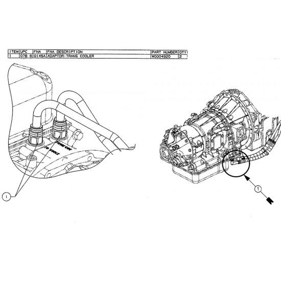 W0004920 - Adapter - Transmission W0004920 - Adapter - Transmission