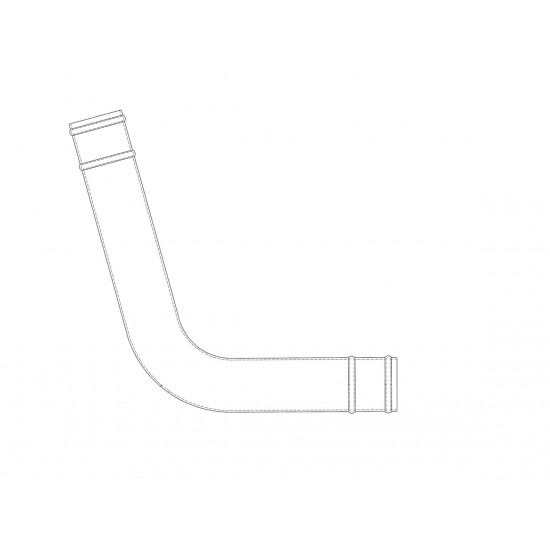 W0012521  -  Pipe - Radiator Inlet (Upper) W0012521  -  Pipe - Radiator Inlet (Upper)