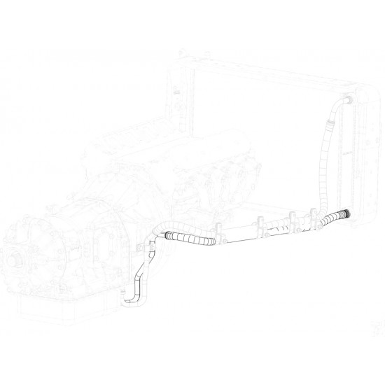 W0012676 - Hose Asm - Trans Cooler Outlet W0012676 - Hose Asm - Trans Cooler Outlet