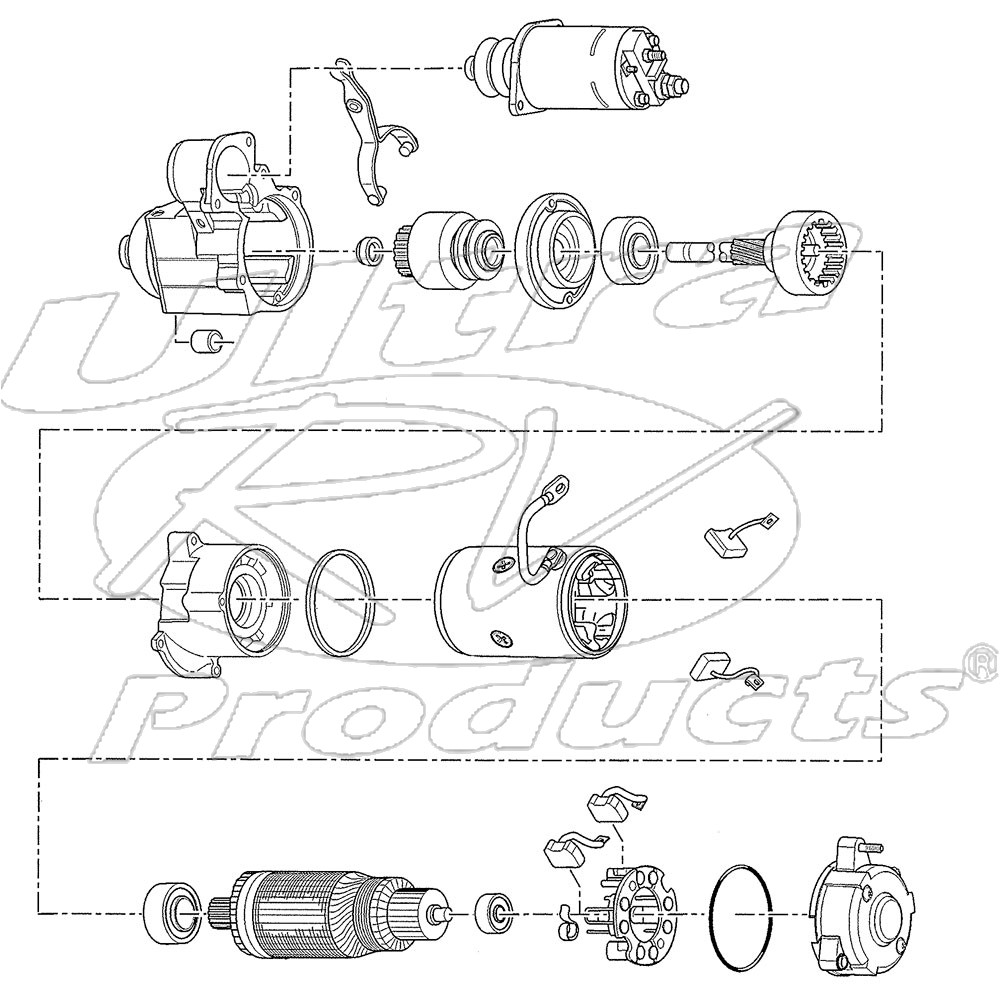 01113296 Starter Motor Asm 6 5l Diesel