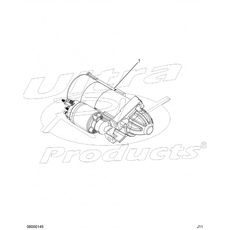 08000145 Workhorse Starter Asm New
