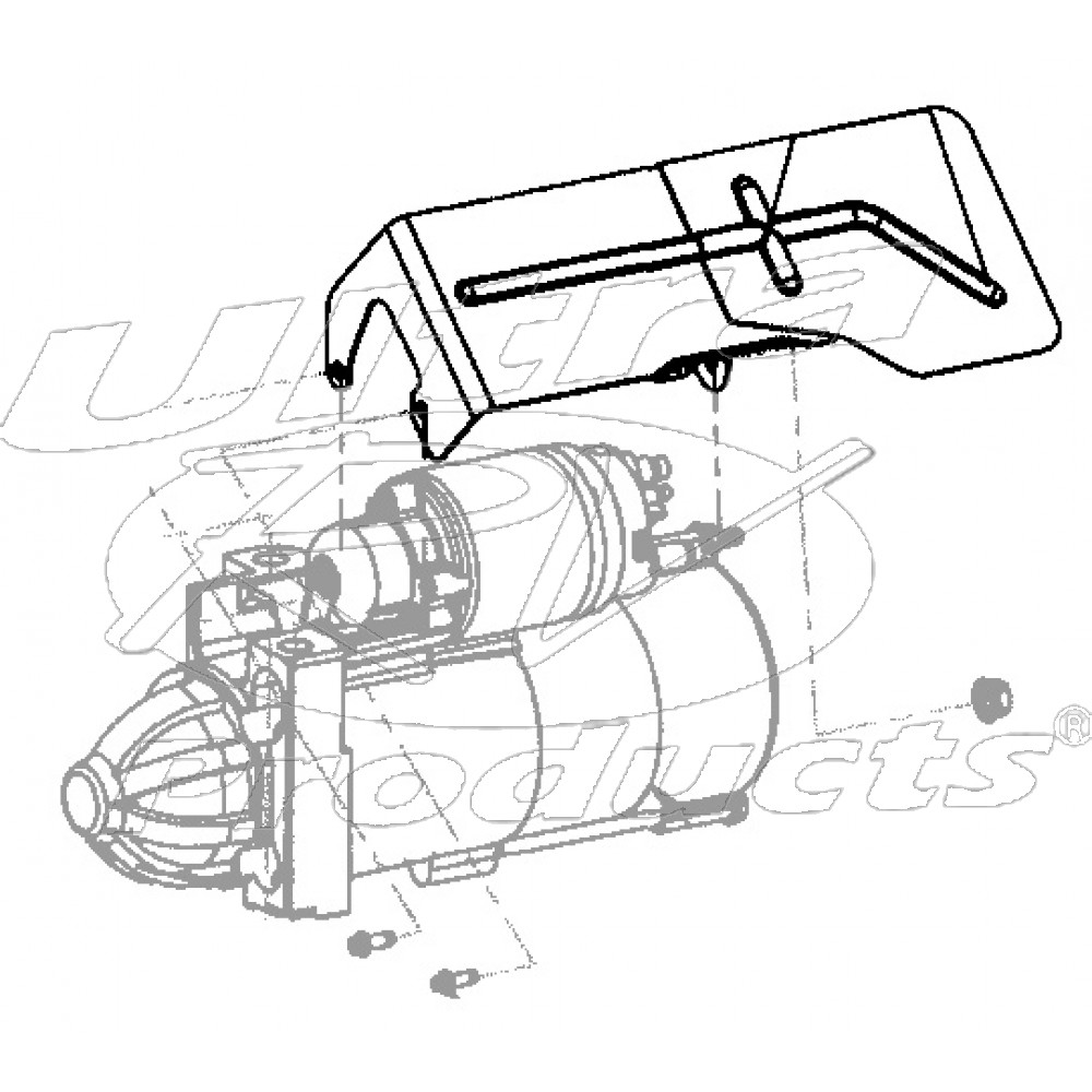 12569625 -workhorse 8.1l Starter Heat Shield - Workhorse Parts