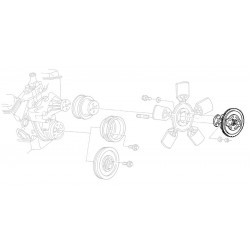 15735393  -  Clutch Asm - Fan Blade (5.7L)