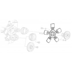 15738321  -  Blade Asm - Fan (5.7L) (495.3mm Diameter) 