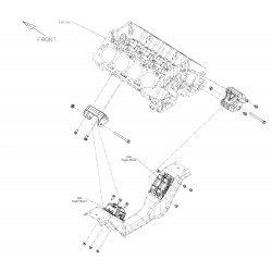 22188393  -  Mount - Engine Front  (Single)