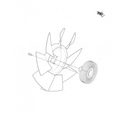 W8838881  -  Workhorse Fan Clutch and Fan Blade Assembly